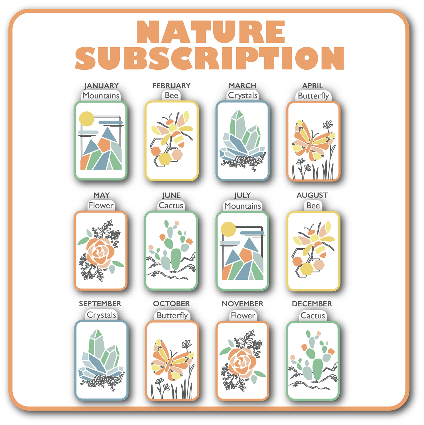 Nature 6 Month Subscription - Save 20% per Kit